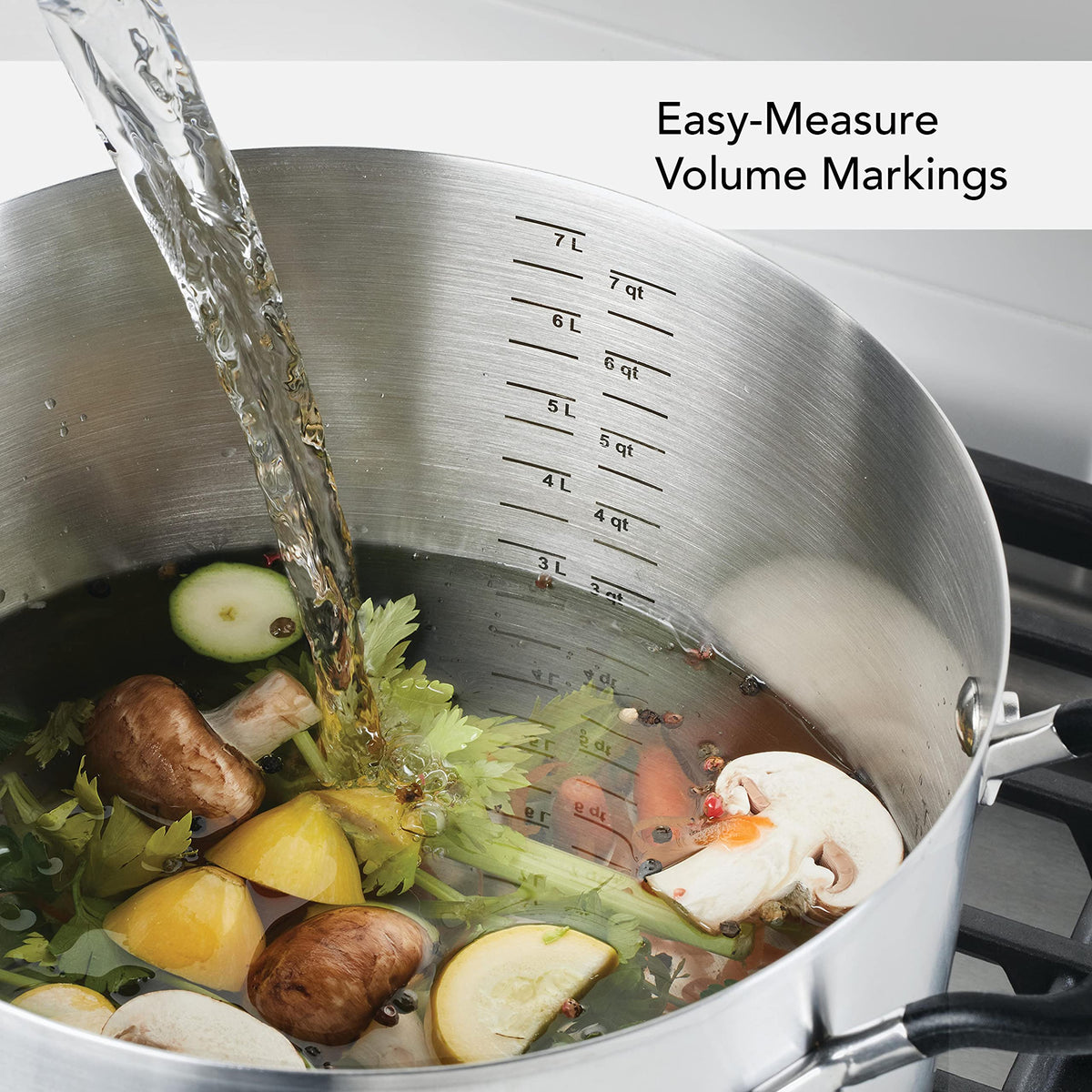 8-Quart Stainless Steel Stock Pot with Lid M3350